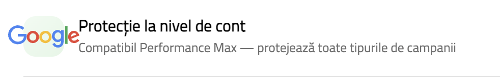 Comutatorul de protecție Performance Max